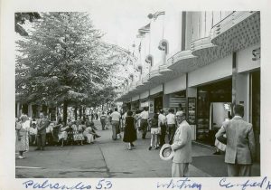 One of the Whitney brothers at Palisades Park, photo taken by Santa Cruz Seaside Company President Laurence Canfield, 1953