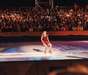 Olympic skater Oksana Baiul, 1995
