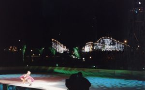 The Giant Dipper in the background of the Too Hot To Skate filming, 1995