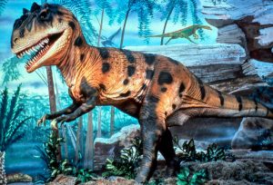 Promotional image of the Dinamation T-Rex, 1993