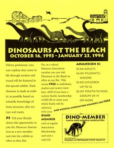 Flyer advertisement for the exhibit, 1993