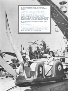 Selection from an Arrow Development brochure talking about their Dark Rides, 1962