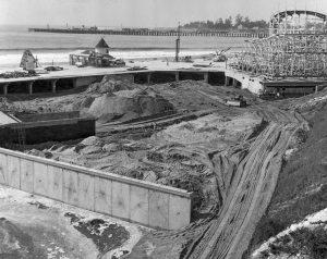 Future site of the Autorama and Cave Train, 1960