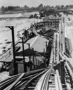 Giant Dipper construction, 1924
