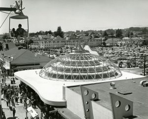 The Carousel building dome, 1968