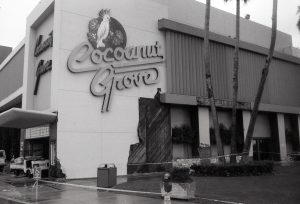 Damage to the exterior of the Cocoanut Grove