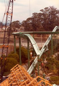 Construction of Logger's Revenge, 1977