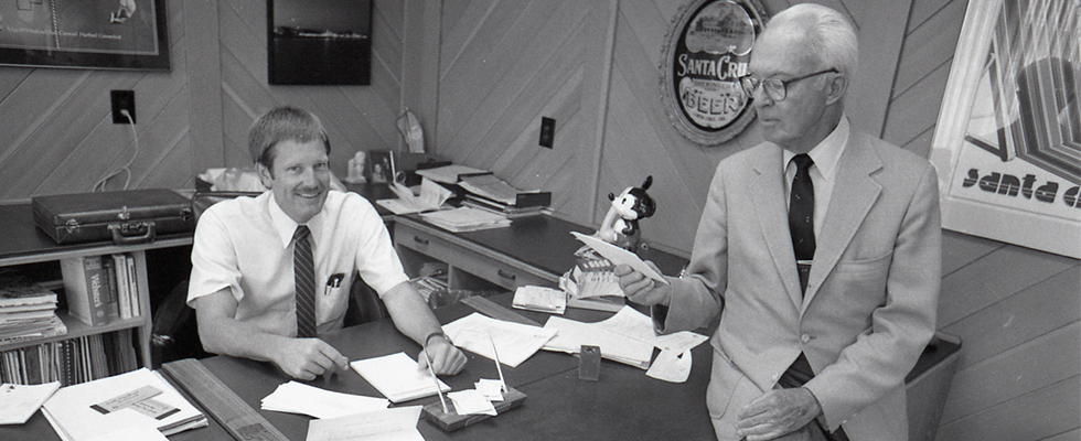 Charles and Laurence in office