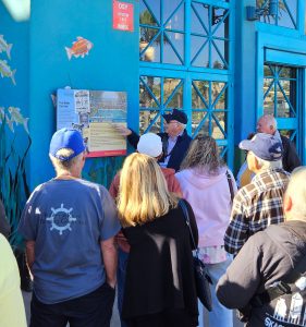 Ted Whiting III leading a tour