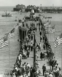 33 flags on the Pleasure Pier, Fourth of July, 1946
