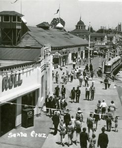 People walking on the Boardwalk