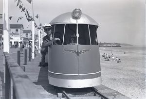 The "City of Santa Cruz" mini streamliner, ca. 1938
