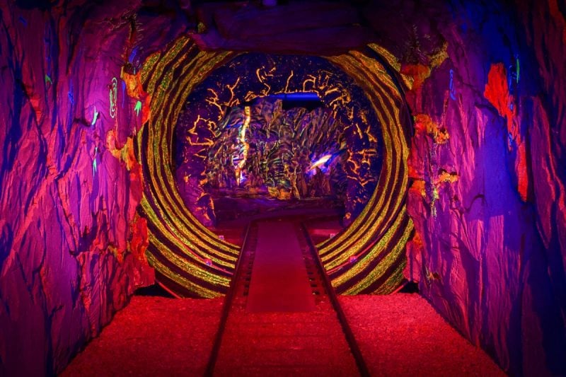 The Dawn of the Cave Train - Santa Cruz Beach Boardwalk Amusement Park