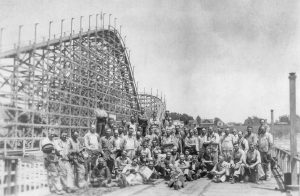 The crew building the Giant Dipper, 1924