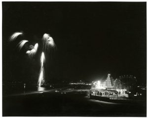 Fireworks display, 1949