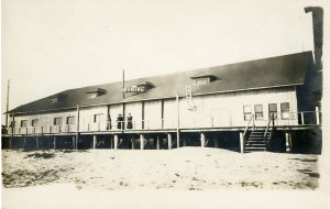 Exterior of Bowling Alley Building on the Boardwalk, ca. 1912