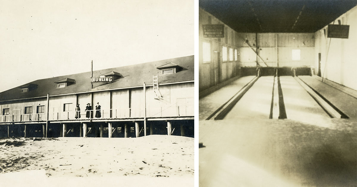 Boardwalk Bowl Displays a CenturyLong Bowling Tradition Santa Cruz Beach Boardwalk Amusement Park