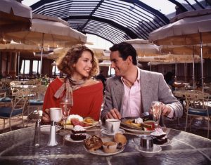 Promotional photo for Sunday Brunch in the Sun Room, ca. 1981