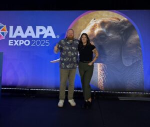 Michael and Kristen at IAAPA