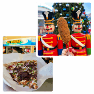 Holiday-themed Boardwalk food