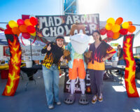 Splash and members of team Mad About Chowder.