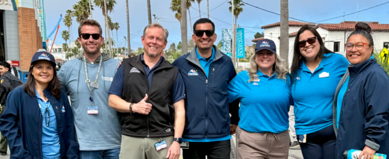 Admin team helping during spring break